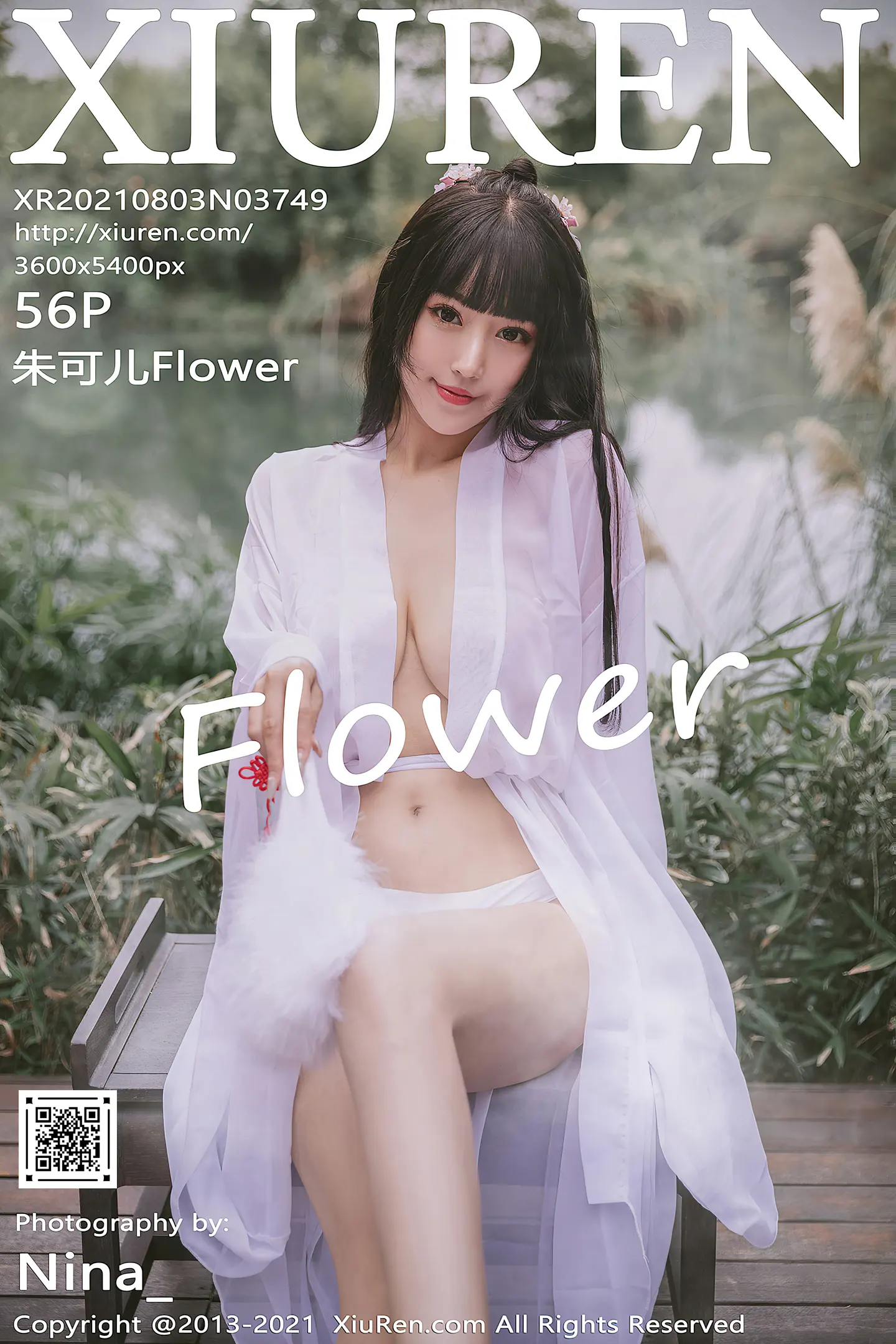 [XiuRen秀人网]VOL.3749 女神朱可儿Flower薄纱古风外拍主题户外半脱秀豪乳翘臀诱惑写真56P-秀人网官方网站
